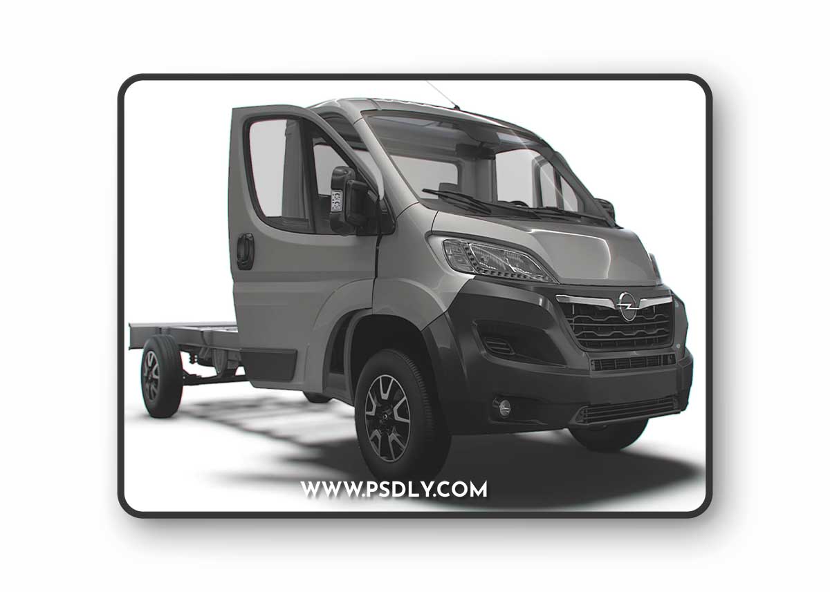Opel Movano Chassis Truck SCab 4300WB HQInterior 2023 Model