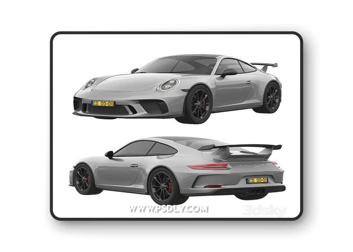 Porsche 911 GT 3 - 3D Model