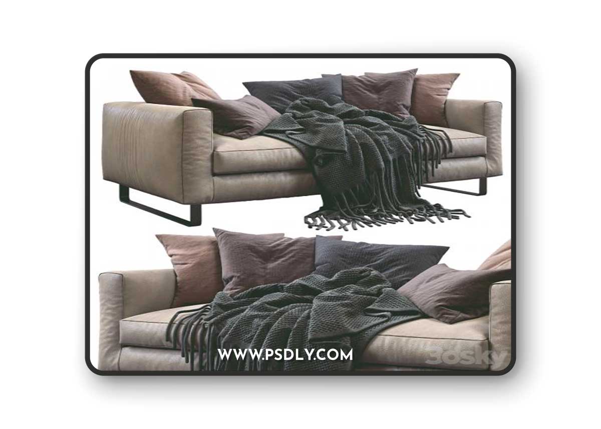 Prostoria Sofa Elegance 3D Model