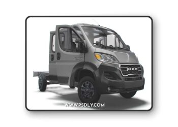 RAM Promaster Chassis Truck CrCab 4035WBXL HQInterior 2023 Model