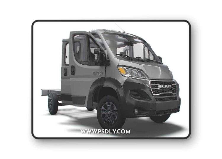 RAM Promaster Chassis Truck CrCab 4035WBXL HQInterior 2023 Model