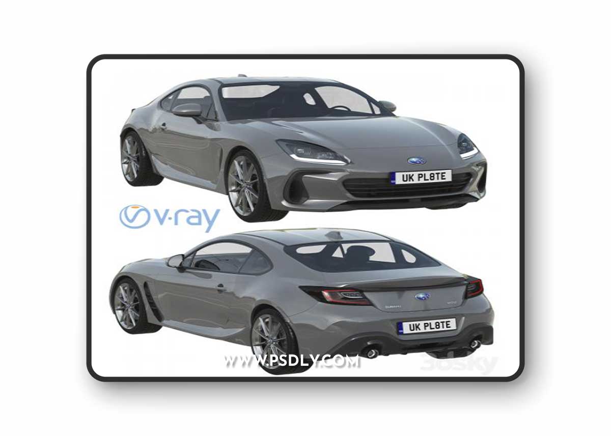 Subaru BRZ 2022 3D Model