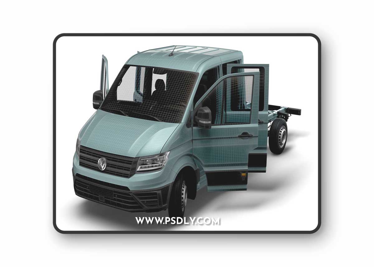 VW Crafter Chassis DoubleCab L1 HQInterior 2023 Model