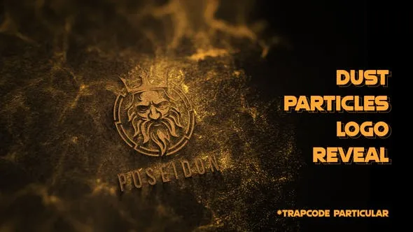 Videohive Dust Particles Gold Logo Reveal 52406907