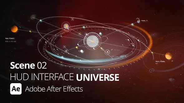 Videohive HUD Interface Universe 02 Ae 52371747