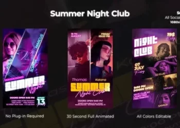 Videohive Summer Night Club Instagram Reels 52454721
