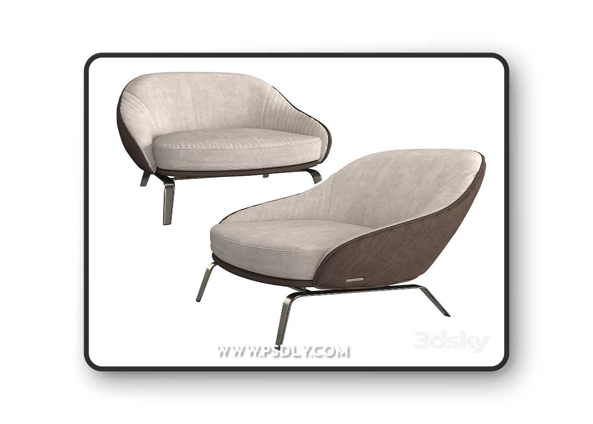 Visionnaire whitney armchair 3D Model