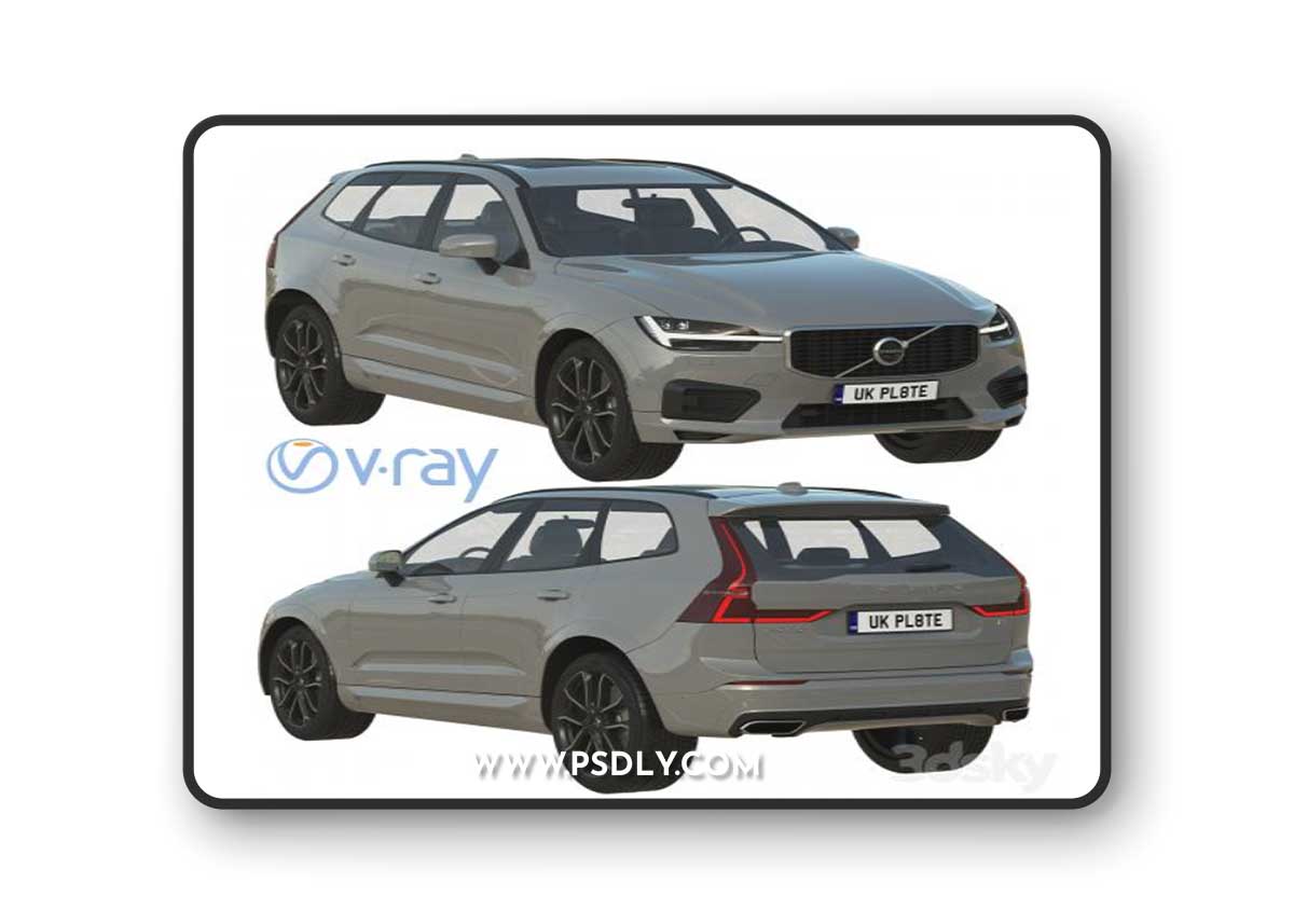 Volvo XC60 R-Design 3D Model