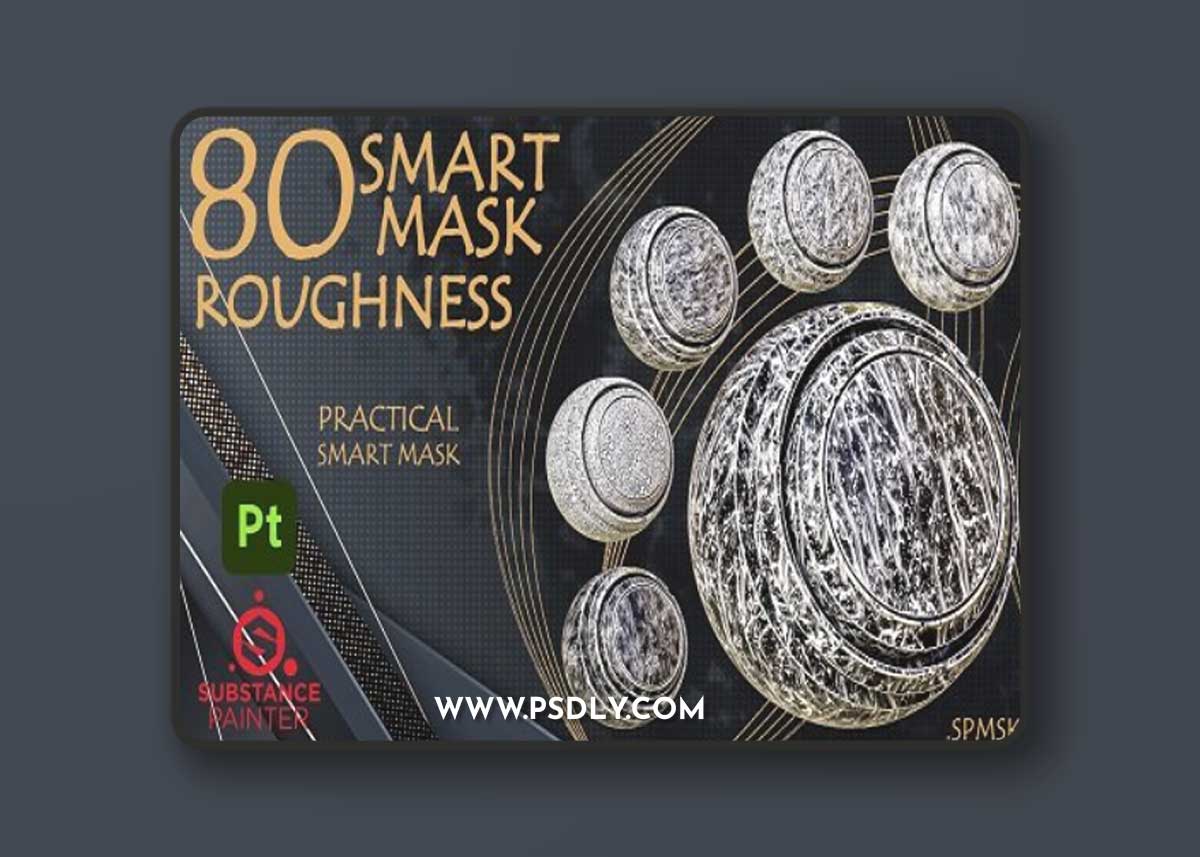 artstation - Art Talent Studio - 80 Practical and useful roughness smart mask high quality - Vol 04