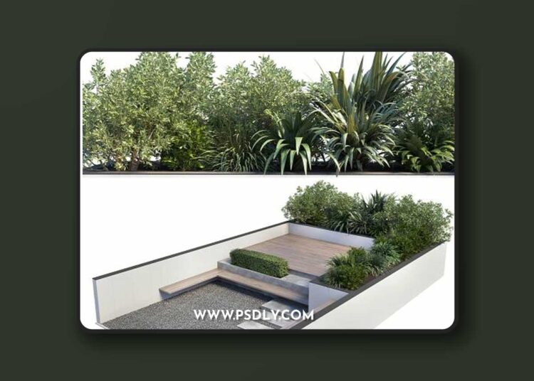 Backyard - Urban Environment_Urban Furniture_Green Benches 19
