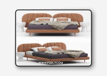 Bed by S12 Interior LAB 3D Model