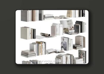 Books and magazines set 01