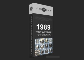 C4DVRAY - 7 GB Vrayforc4d Material Library