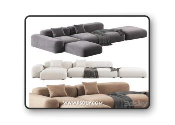 Customizable Sofa Lapis E019