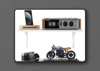 Decorative set shelves 01