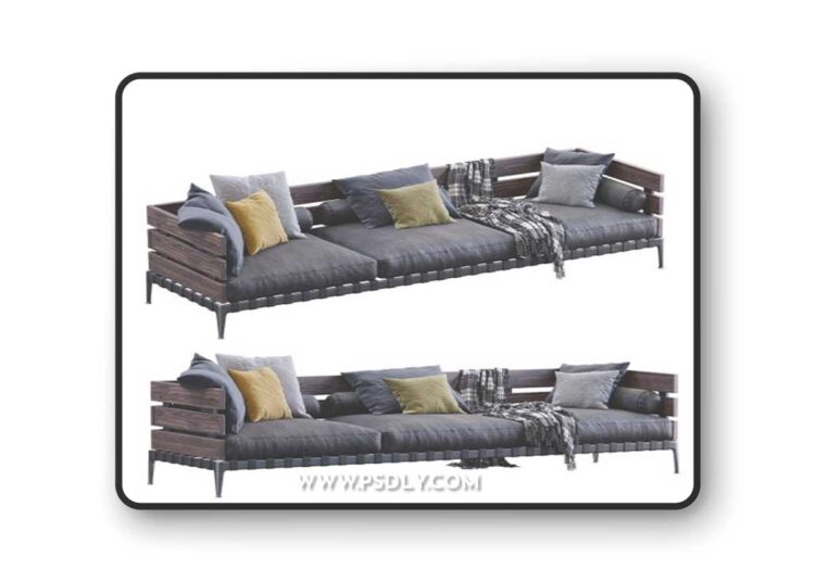 Leather Sofa Ansel By Flexform