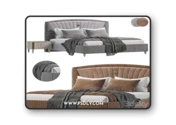 Mercan Luxury Bed By Evgor luxury