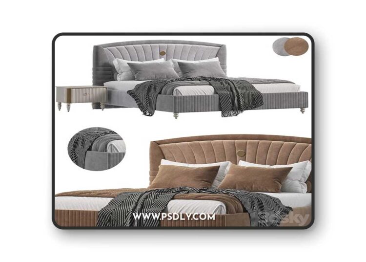 Mercan Luxury Bed By Evgor luxury