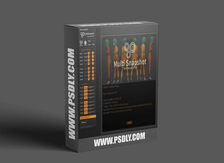 Multi Snapshot 1.0.1 - Plugin for ZBrush