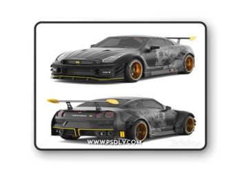 Nissan GTR R35 Nismo 3D Model