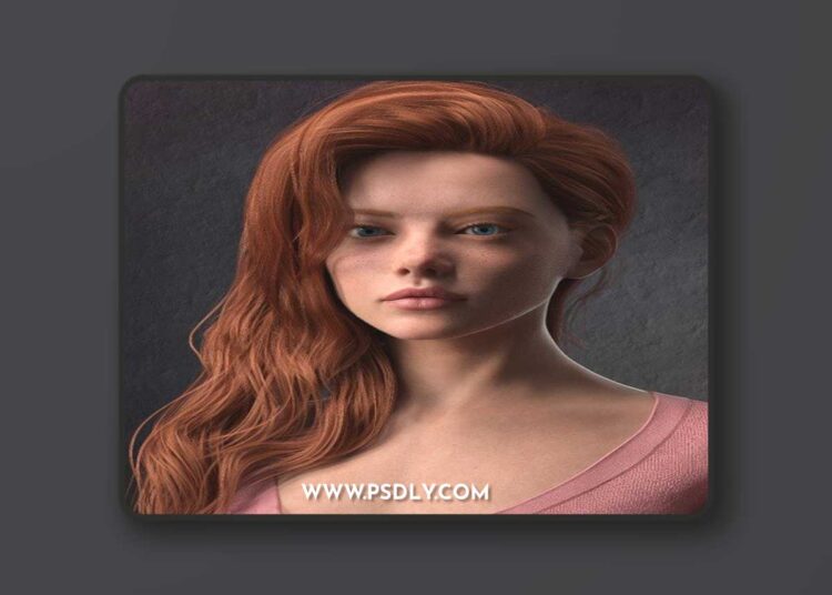 Red HD for Genesis 9 Feminine 3D Model