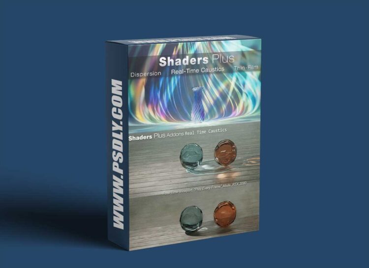 Shaders Plus - Caustics, Thin Film, Dispersion For Cycles & Eevee v4.0.4 for Blender 4.0-4.1