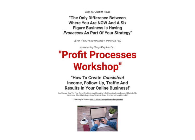Tony Shepherd – ProGamePlan $10k/Month – Pro Game Plan XL