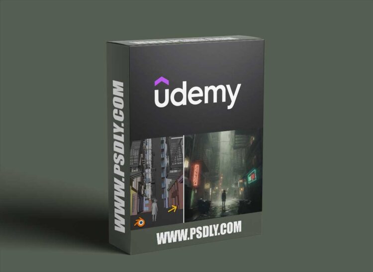Udemy - Dark Alley, Full Blender Cinematic Workflow + 300 assets