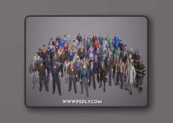 UnrealEngine - Citizen NPC 3D Model