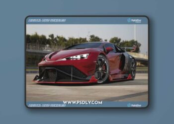 UnrealEngine - Drivable Cars: Supercar