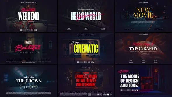 Videohive Cinematic Film Titles 52871599