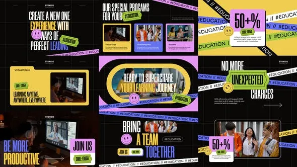 Videohive Colorful Online Course 51127577