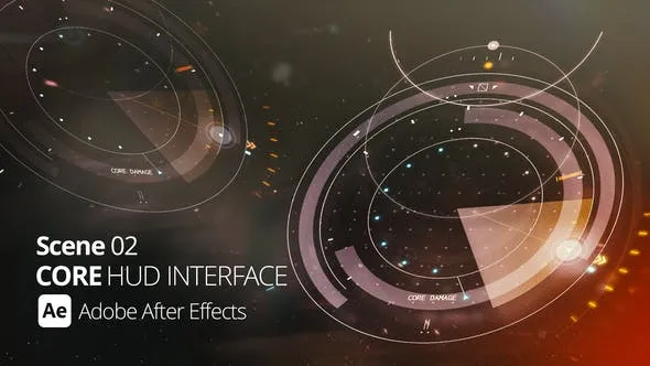Videohive HUD Interface Core 02 Ae 52853443
