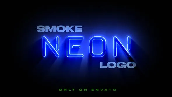 Videohive Neon And Smoke Logo 52972343