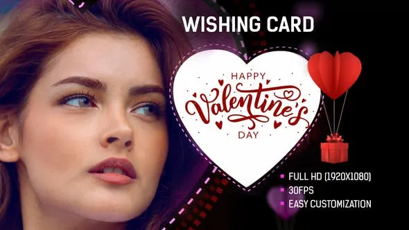Videohive Valentine's Day Wishing Card 50273365