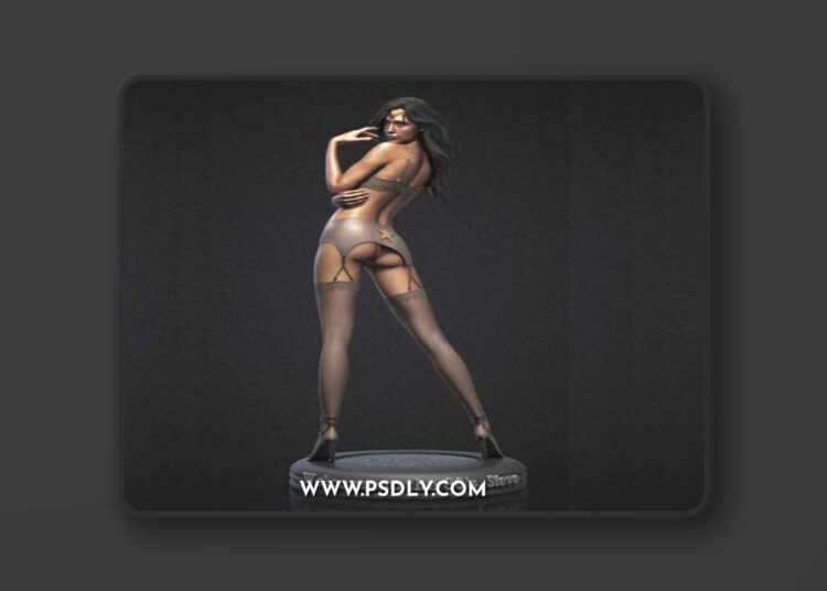 Wonder Woman 1984 – Diana Prince Statue – 3D Print Model