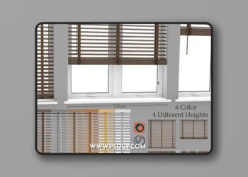 Wood Blinds Venetian 2 (120cm)