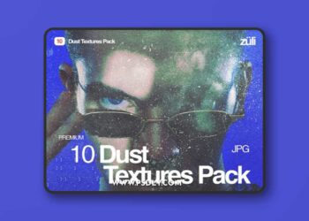 10 Dust Overlays Pack for Photoshop