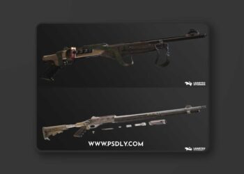 (5) FPS 4K Custom Modern Shotguns - VOL.1