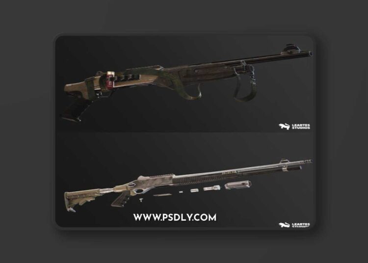 (5) FPS 4K Custom Modern Shotguns - VOL.1
