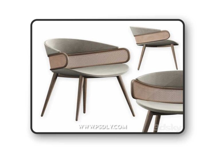 AlmaDeLuce Mudhif Dining Chair