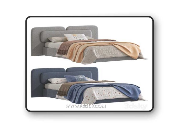 Bed Angelo 312 3D Model