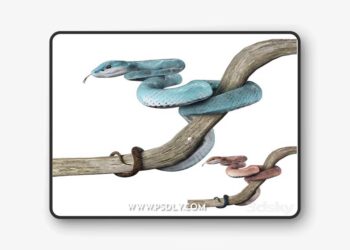 Blue island viper 3D Model