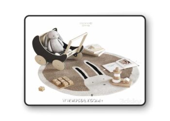 CHILDREN ROOM SET 3D Model
