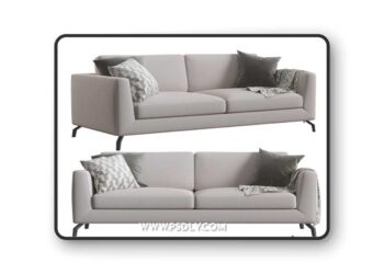 Calligaris | Carre sofa 3D Model