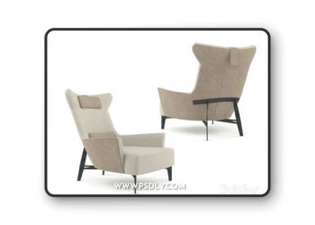 Chair BORZALINO MIA 3D Model