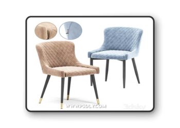Chair-Stitch-velor-3D-Model