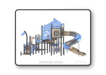 Children's play complex 3D Model