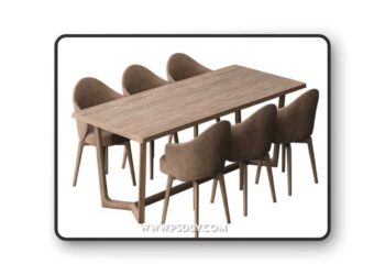 Dinning Table Wooden - Set 30