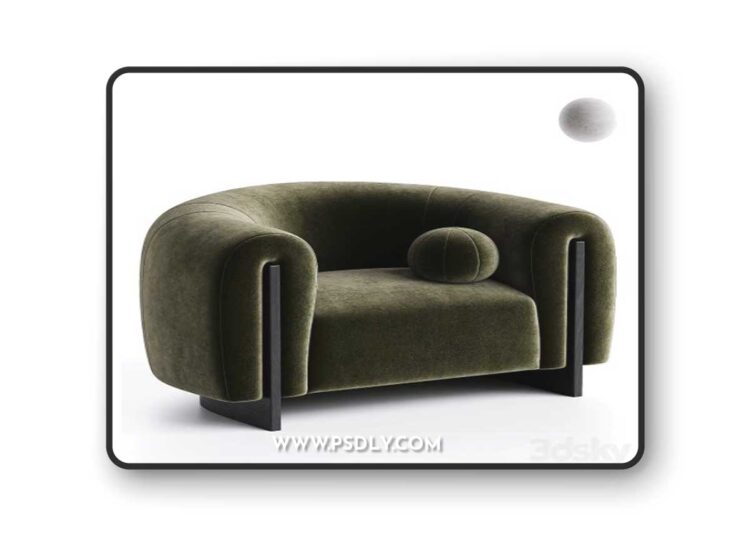 MINUIT ARMCHAIR 3D Model